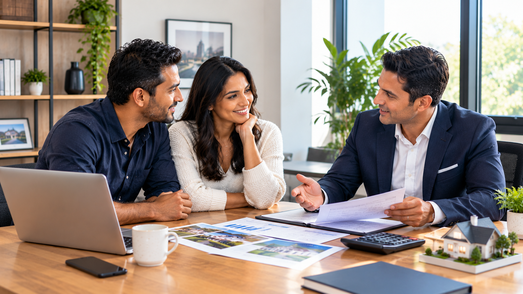 Melbourne buyers discussing property costs with a buyer’s advocate.